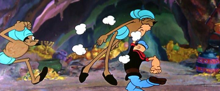Popeye the Sailor Meets Ali Baba's Forty Thieves background