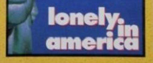 Lonely in America background