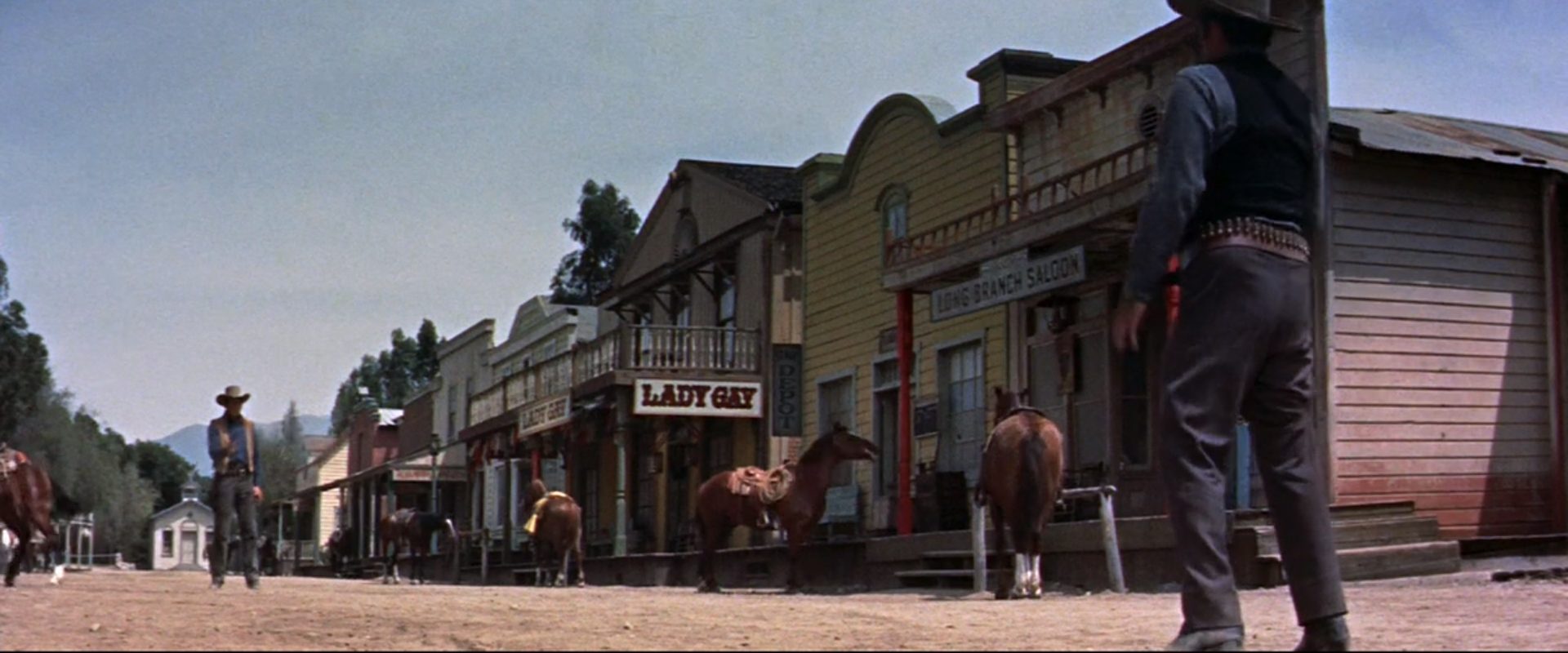 The Gunfight at Dodge City background