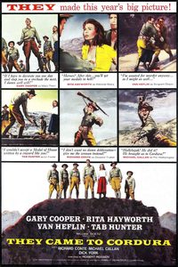 They Came to Cordura poster