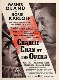 Charlie Chan at the Opera poster