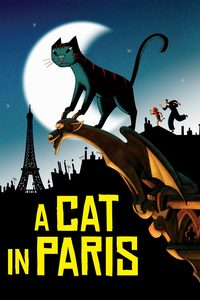 A Cat in Paris poster