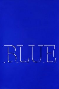 Blue poster