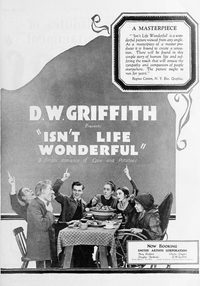 Isn't Life Wonderful poster