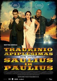 Traukinio apiplesimas, kuri ivykde Saulius ir Paulius poster
