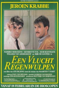 Een vlucht regenwulpen poster