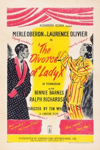 The Divorce of Lady X poster