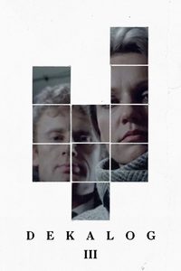 Decalogue III poster