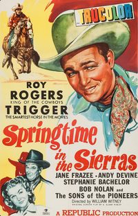 Springtime in the Sierras poster