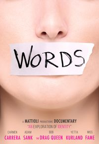 Words poster
