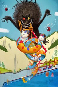 The Brothers Gruff go to Splash world poster