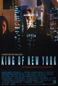 King of New York poster
