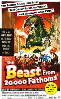 The Beast From 20,000 Fathoms poster