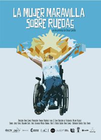 La mujer maravilla sobre ruedas poster