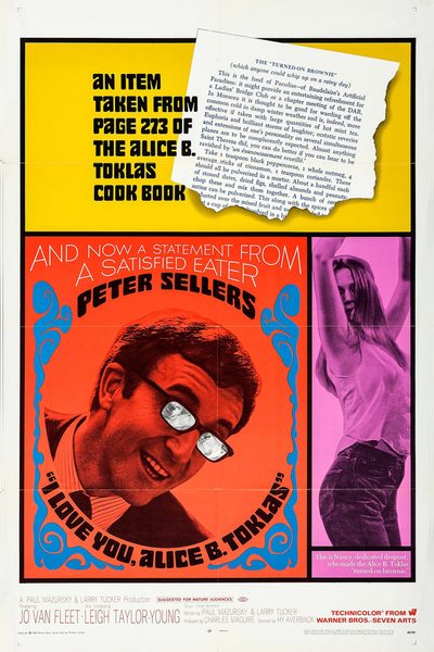 I Love You, Alice B. Toklas! poster