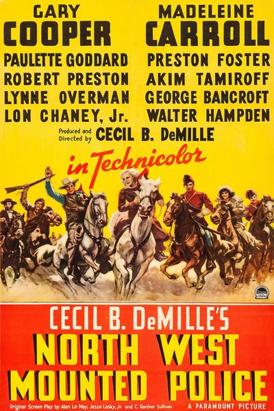 North West Mounted Police poster