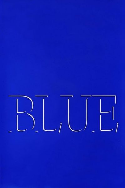 Blue poster