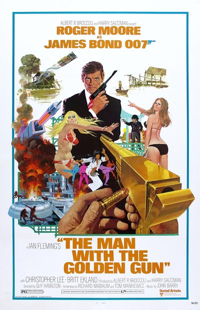 The Man with the Golden Gun poster