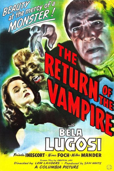 The Return of the Vampire poster