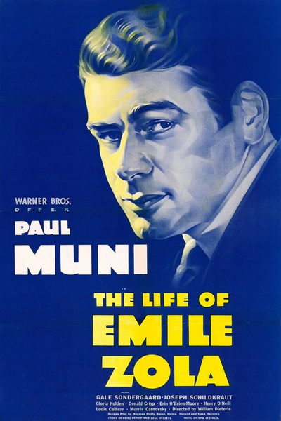 The Life of Emile Zola poster