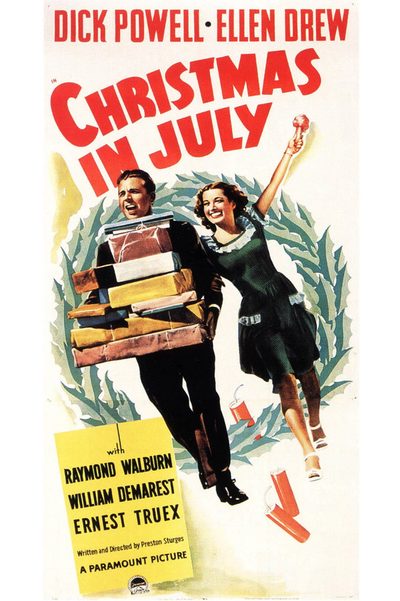 Christmas in July poster