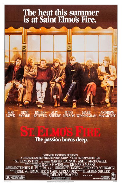 St. Elmo's Fire poster
