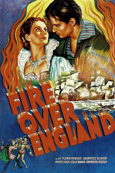 Fire Over England poster