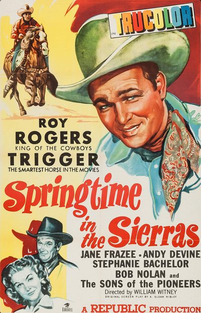 Springtime in the Sierras poster