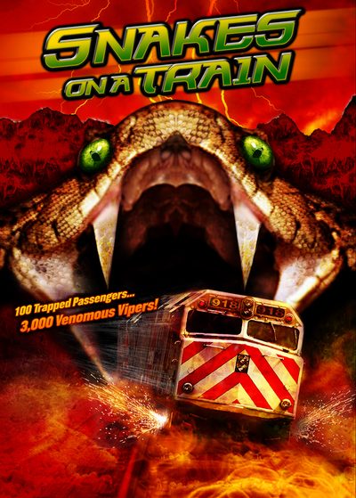 Snakes on a Train poster