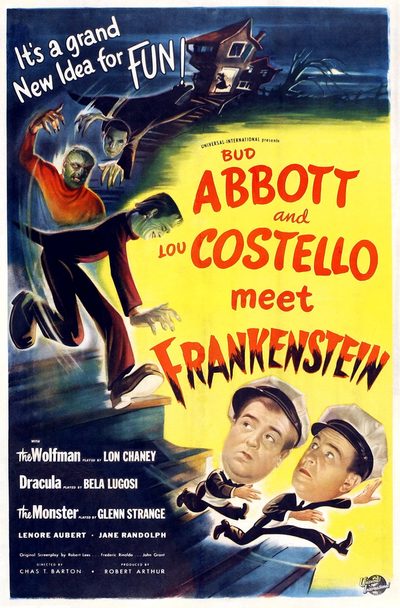 Bud Abbott and Lou Costello meet Frankenstein poster
