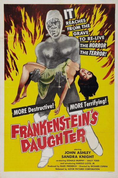Frankenstein's Daughter poster