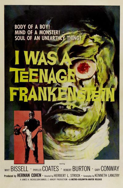 I Was a Teenage Frankenstein poster