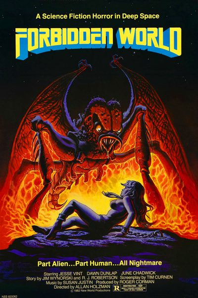 Forbidden World poster