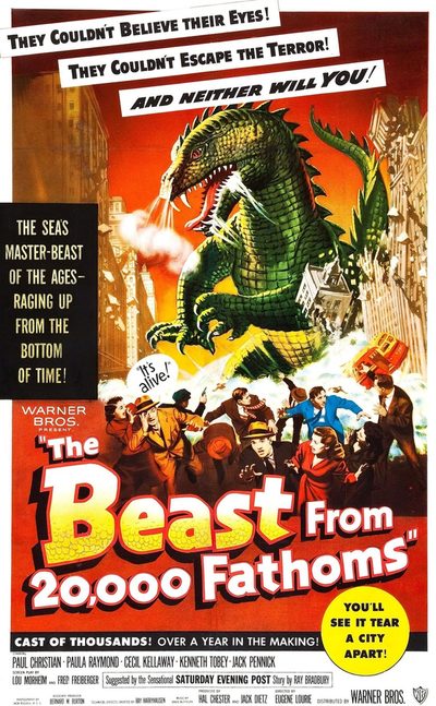 The Beast From 20,000 Fathoms poster