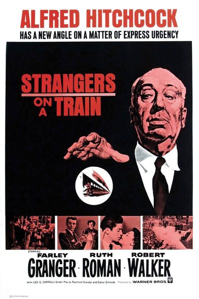 Strangers on a Train poster