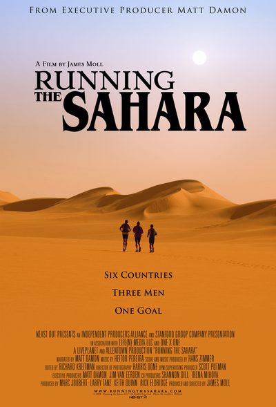 Running the Sahara poster