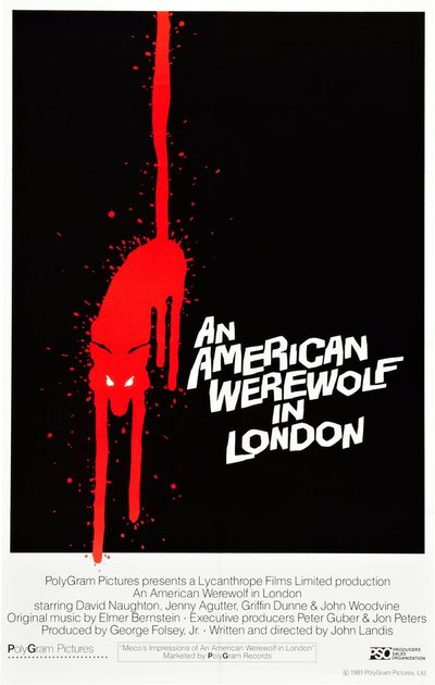 An American Werewolf in London poster