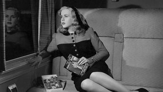 Lady on a Train still 1