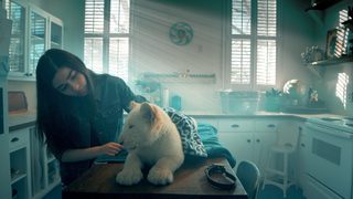 Lena and Snowball still 3