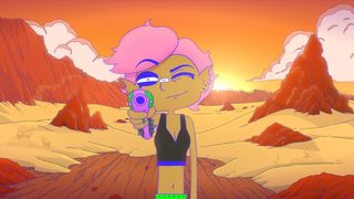 Lesbian Space Princess still 3