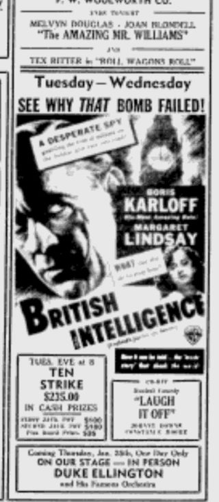 British Intelligence still 3