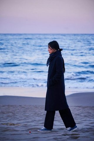 On the Beach at Night Alone still 6