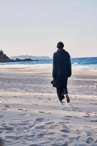 On the Beach at Night Alone still 5