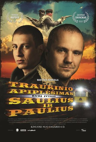 Traukinio apiplesimas, kuri ivykde Saulius ir Paulius still 1