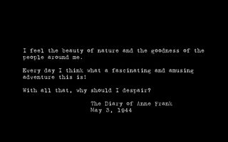 Anne Frank's Holocaust still 2