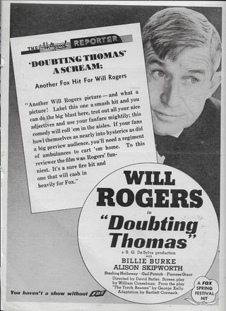 Doubting Thomas still 3
