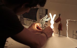 Rabbit and Deer still 3