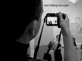 Not Hiding His Eyes still 1