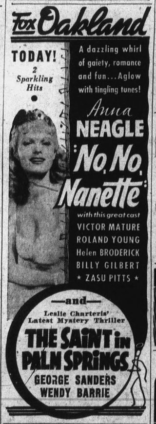 No, No, Nanette still 5