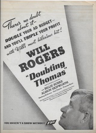 Doubting Thomas still 5